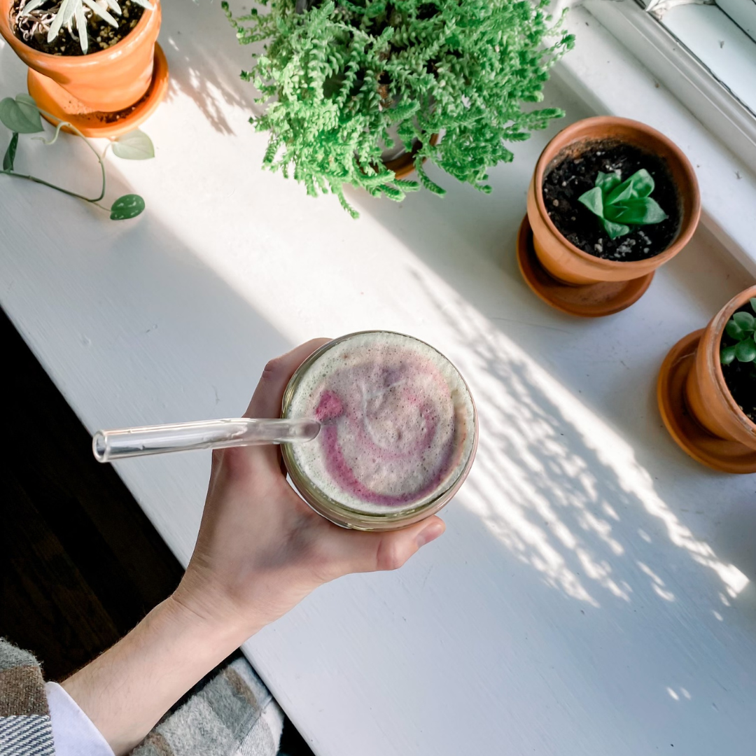 matcha, rose, vanilla, latte, plants