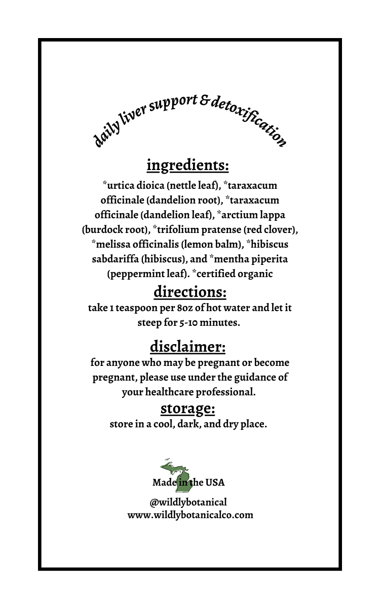 Daily Liver Detox Herbal Tea