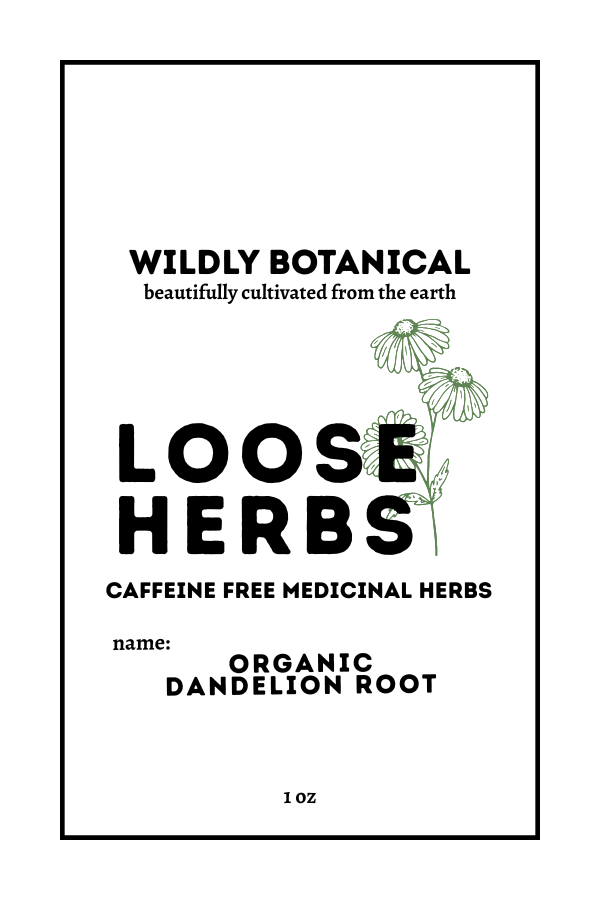 Organic Dandelion Root