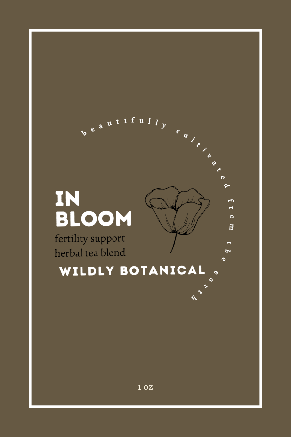 In Bloom Herbal Fertility Tea – Wildly Botanical