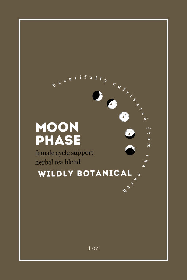 Moon Phase Female Cycle Support Herbal Tea – Wildly Botanical