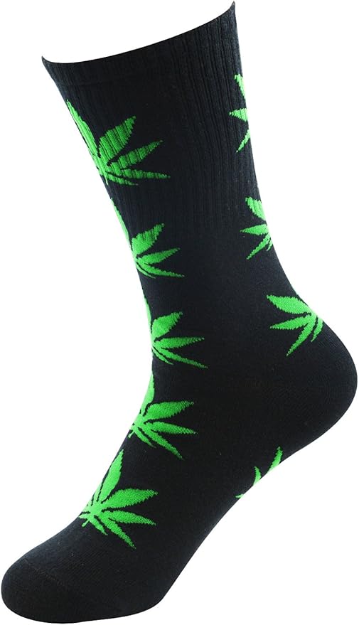 Cannabis Print Socks