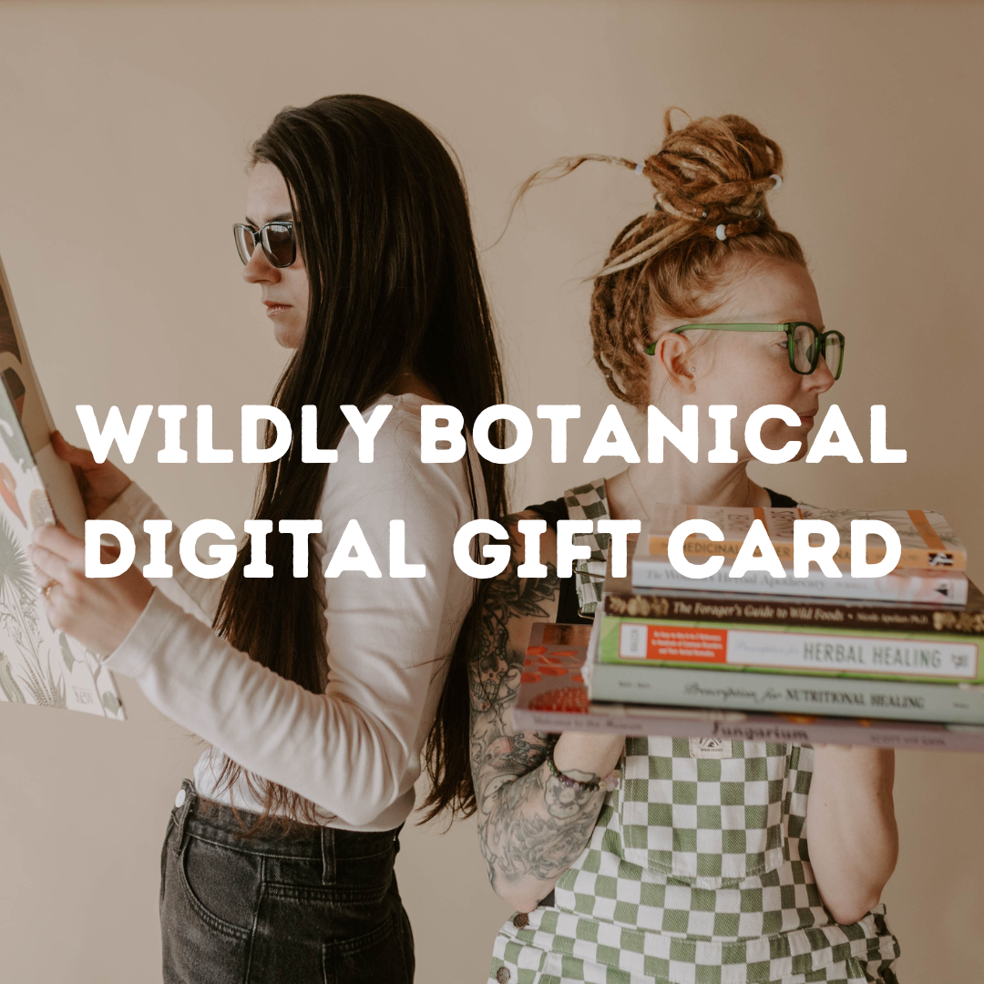 wildly botanical, gift card, two girls